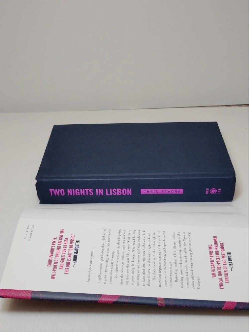 Two Nights in Lisbon by Chris Pavone - Hardcover *First Edition*